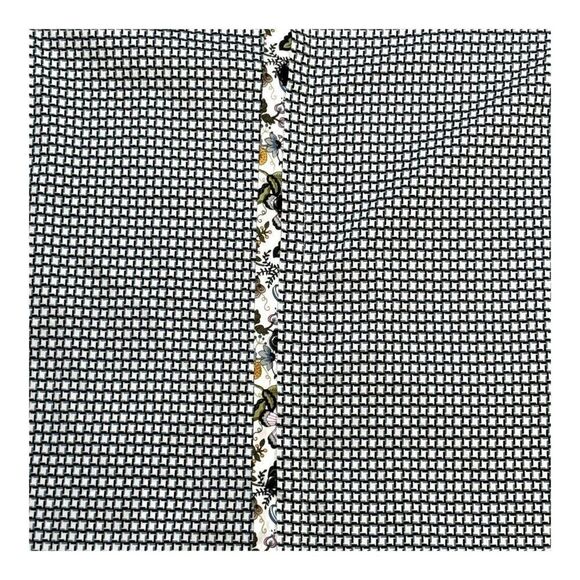 Banana Lemon Long-Sleeve Patterned Button-Up Shirt L Houndstooth Floral Paisley - Picture 2 of 6